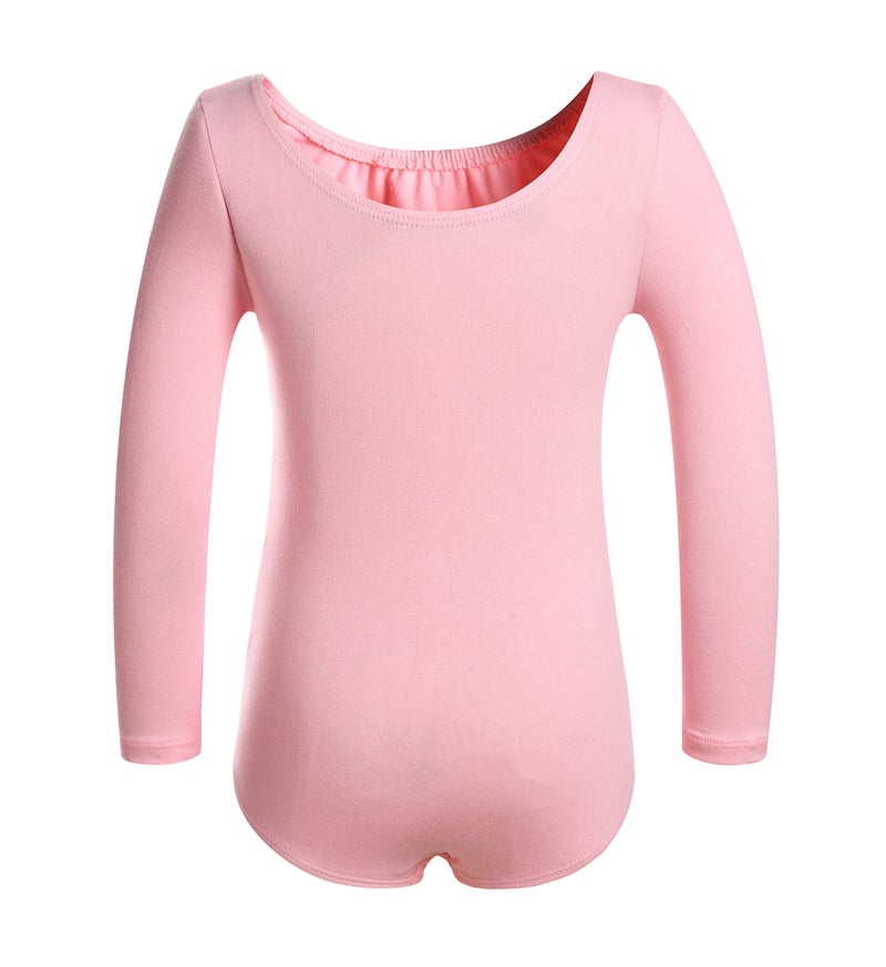 DANSHOW Girls' Team Basic Long Sleeve Leotard for Toddler Gymnastics Dance Ballet(2KD3028-S-08) - Image 2
