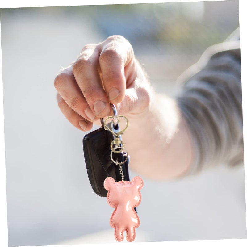 50 Pieces Heart Keychains with Lobster Clasps Lightweight Snap Clips for Crafts and Personalization - Image 3