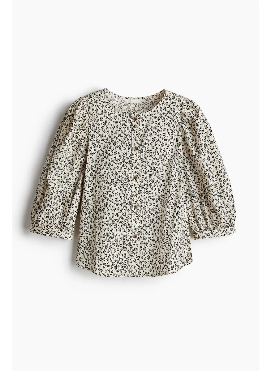 اتش اند ام Poplin Blouse