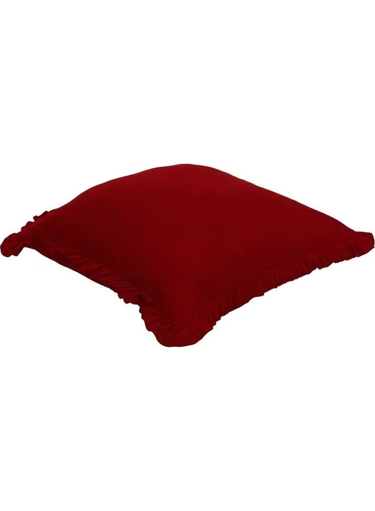 Amaranda Moda Red Ruffle Cushion Cover 45 x 45 cm. - Image 4