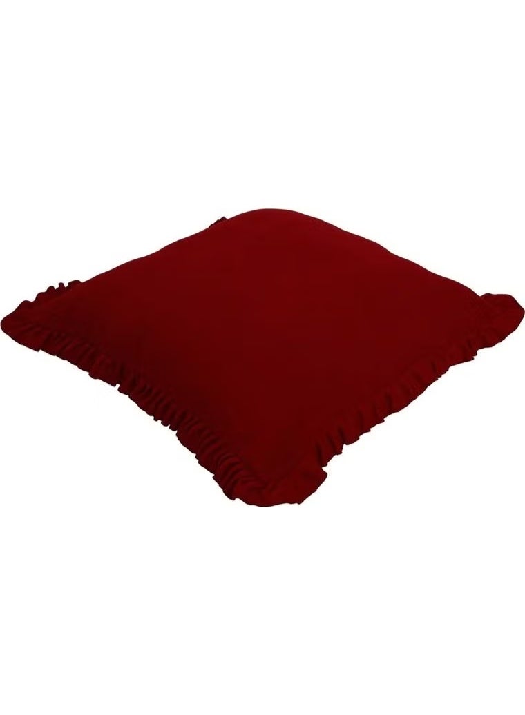 Amaranda Moda Red Ruffle Cushion Cover 45 x 45 cm. - Image 5