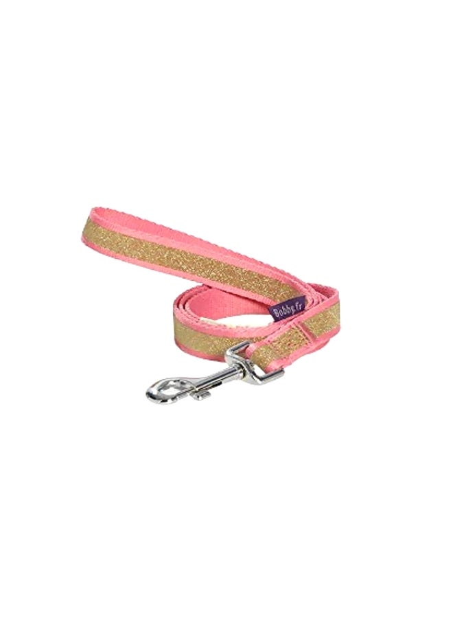 بوبي مقود كلاب باباجايو وردي/ذهبي XS