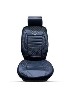 Universal Seat Cover Cushion For 5 Seater Car Front/Back Seat and Head Rest, High Quality Rexine Premium Version -11 Pcs Set (Black With Stripes) - pzsku/Z8B565A7FB43315026BB1Z/45/_/1680369208/bcee8fd9-c34a-4f21-9713-d2017e13cf90