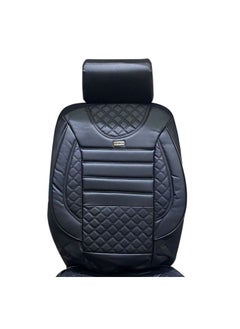 Universal Seat Cover Cushion For 5 Seater Car Front/Back Seat and Head Rest, High Quality Rexine Premium Version -11 Pcs Set (Black With Stripes) - pzsku/Z8B565A7FB43315026BB1Z/45/_/1680369209/48fdf52c-a269-4a91-a8c3-20ea1b4db94d