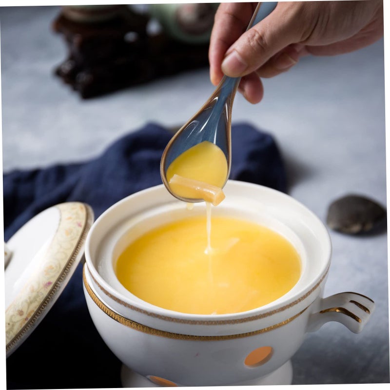 2 Piece Large Ceramic Soup Spoons Japanese Rice Serving Spoons For Kitchen - Image 3