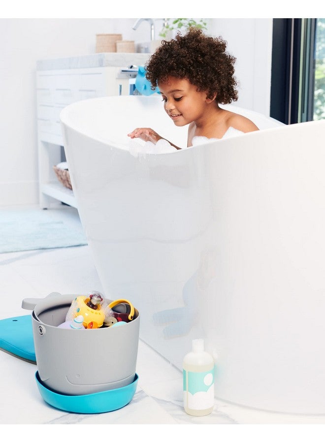Skip Hop Bath Toy Storage, Moby Stowaway Bucket, Grey - Image 5