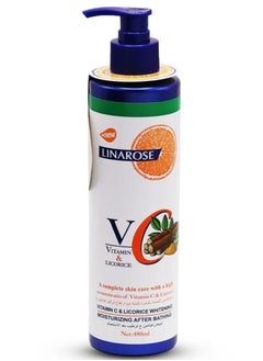 LINAROSE Vitamin C And Licorice Lotion Whitening Moisturizing 480 ml 