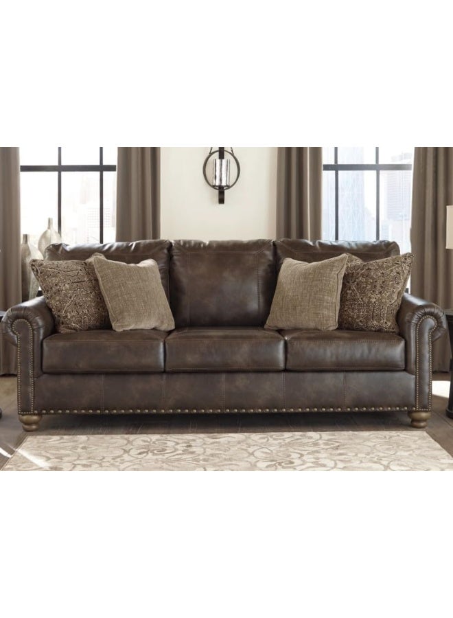 Comfynest مجموعة أرائك جلدية عصرية مكونة من 3 مقاعد من كومفينيست - Image 1