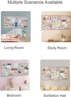 Bulletin Board Foldable Large Decorative Picture Framed Display Board  Bulletin Board for Displaying Notes Photos School Home Kitchen & Office Walls (Beige) - pzsku/Z8B5680FAAD86FA11C32BZ/45/_/1715585008/8a5d1a89-a8c9-44cf-8015-c88906a04712