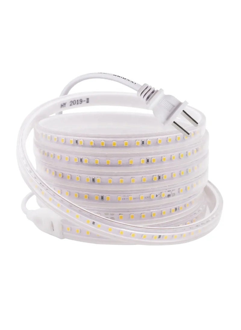 Generic Premium Quality Led Strip Light 120 LED High Bright IP44 LED Strip Light 2835 SMD With US Plug Led Connector For Indoor Outdoor Lighting Room And Kitchen Decoration Warm White  - Image 2