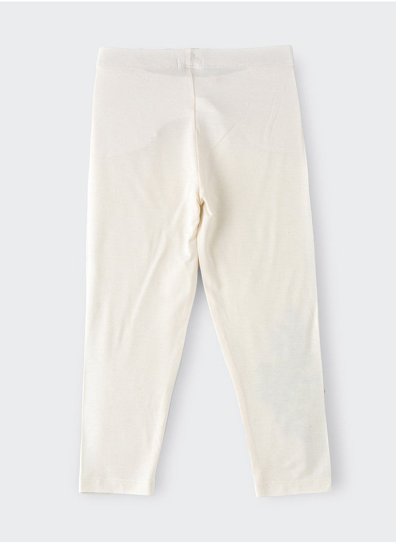 Jelliene Knit legging with print at hem  - Image 2