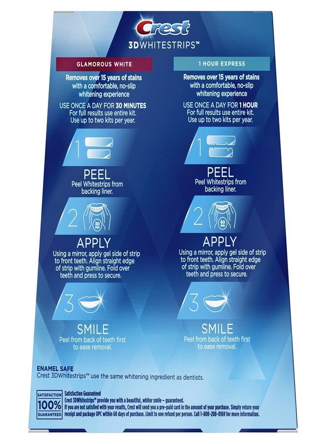 كرست شرائط كريست ثلاثية الأبعاد لتبييض الأسنان، لون أبيض ناصع، طقم شرائط تبييض الأسنان، 32 شريطًا (عبوة من 16 شريطًا) - شرائط كريست لتبييض الأسنان، طقم تبييض الأسنان - قد يختلف شكل العبوة - Image 2