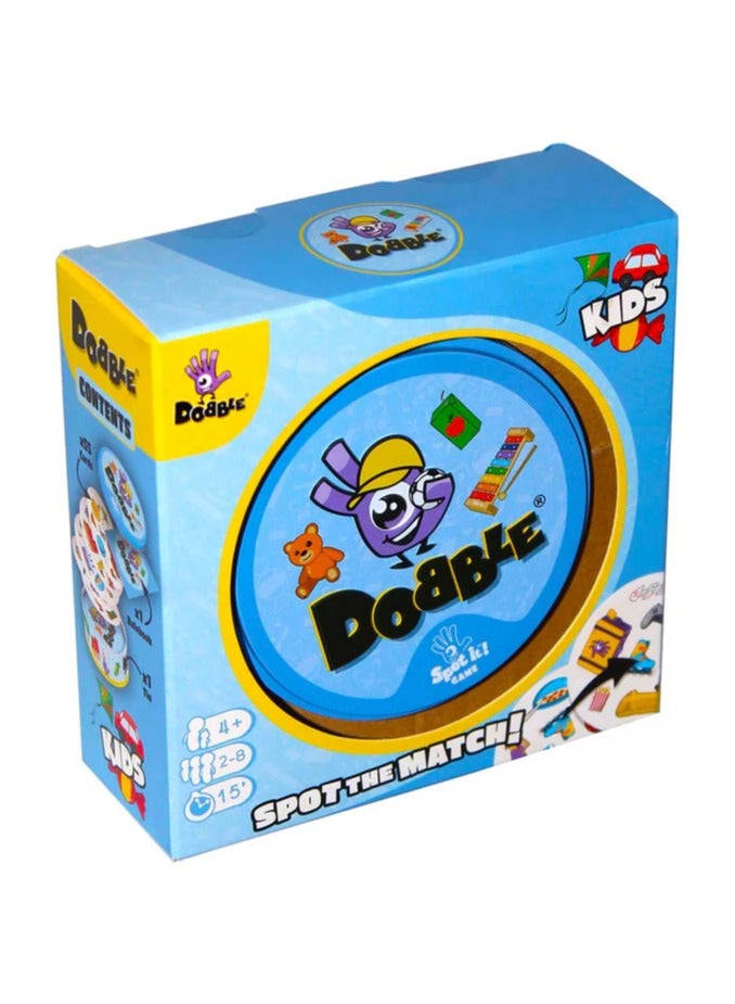 دوبل لعبة بطاقات دوبل للأطفال - متعة السرعة والملاحظة برسومات الحيوانات المحببة (نسخة عربية وإنجليزية) - Image 1