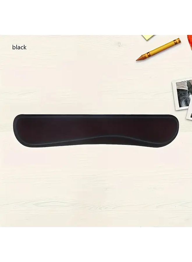 Black EVA Keyboard Wrist Rest Pad Ergonomic Support Non Slip Base Comfort For Office Computer Gaming - Image 3