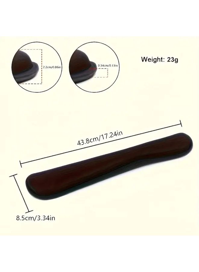 Black EVA Keyboard Wrist Rest Pad Ergonomic Support Non Slip Base Comfort For Office Computer Gaming - Image 2