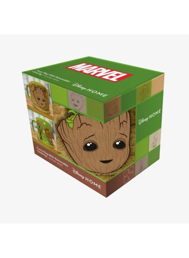 Pyramid Groot (Face) Fuzzy Mug