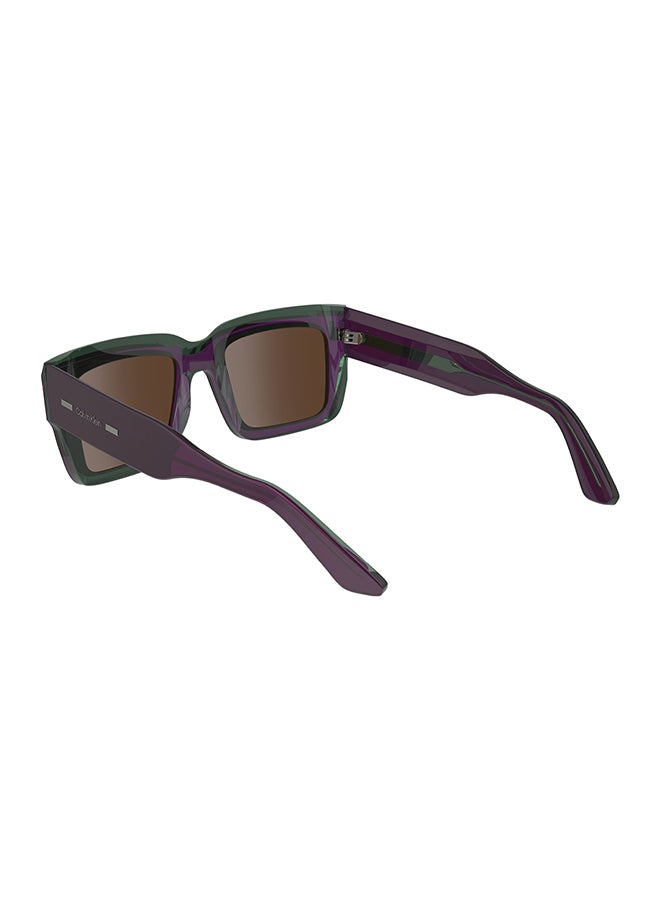 Men's UV Protection Rectangular Sunglasses - CK23538S-515-5518 - Lens Size: 55 Mm
