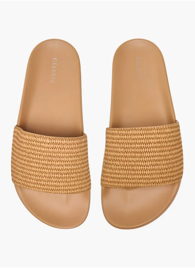 Celeste Women's Textured  Slip-On Slides