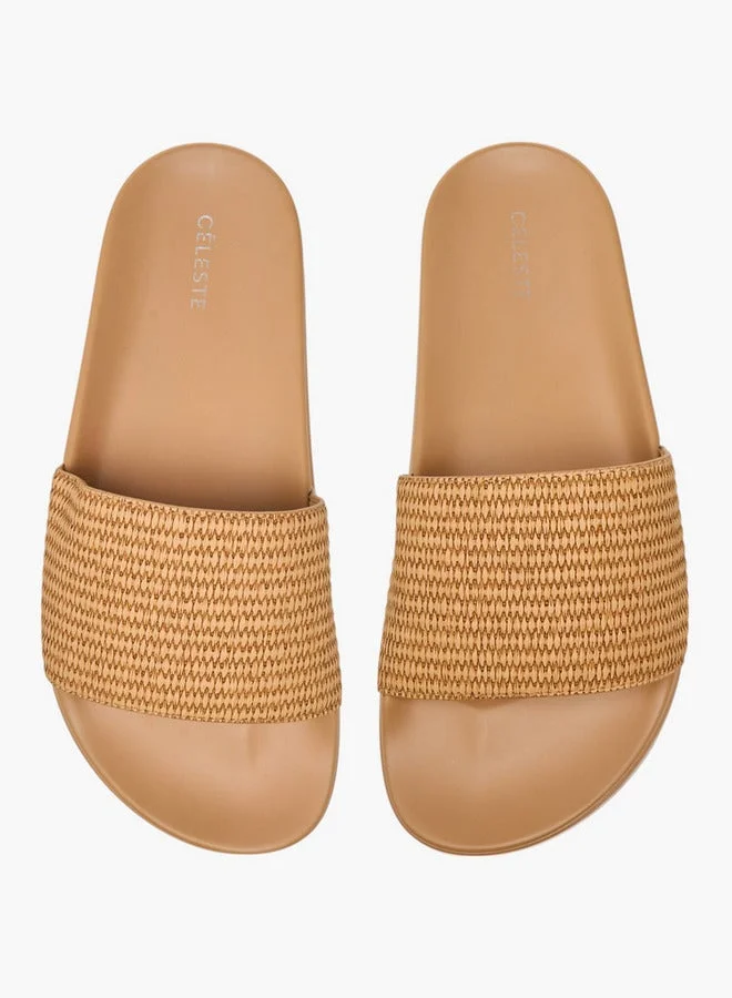 Celeste Women's Textured  Slip-On Slides