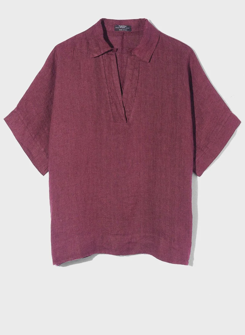 PARFOIS V-Neck Top
