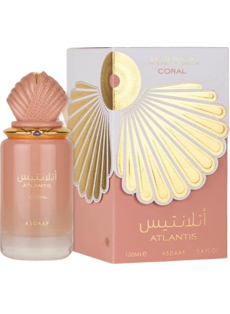 Asdaaf Atlantis Coral By Lattafa EDP 100ML– FAWAAH - Image 1