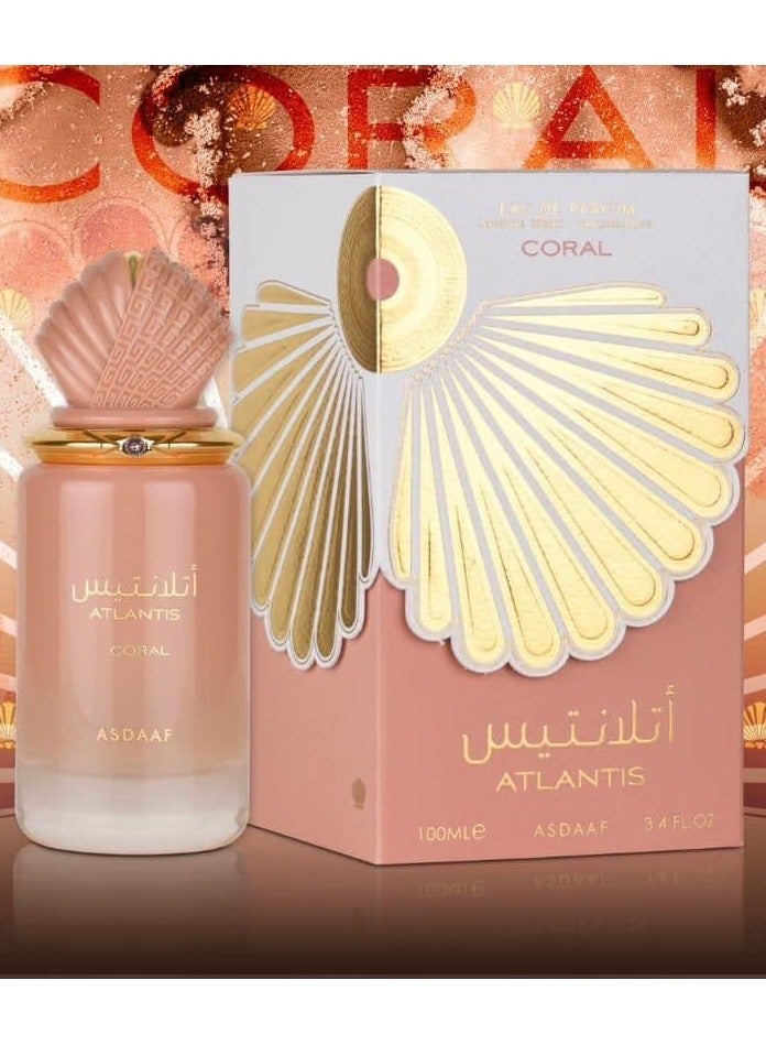 Asdaaf Atlantis Coral By Lattafa EDP 100ML– FAWAAH - Image 3