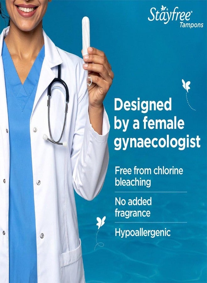 Stayfree Tampons by OB Super 10's (Buy 2 Get 1 Free) | Heavy Flow | Dynamic Fit Technology | Rash free | No skin irritation| Upto 100% leakage protection | Silk touch technology | Stain free - Image 3