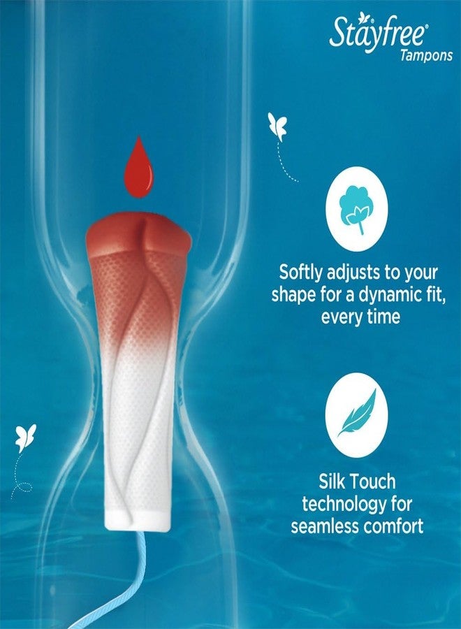 Stayfree Tampons by OB Super 10's (Buy 2 Get 1 Free) | Heavy Flow | Dynamic Fit Technology | Rash free | No skin irritation| Upto 100% leakage protection | Silk touch technology | Stain free - Image 4