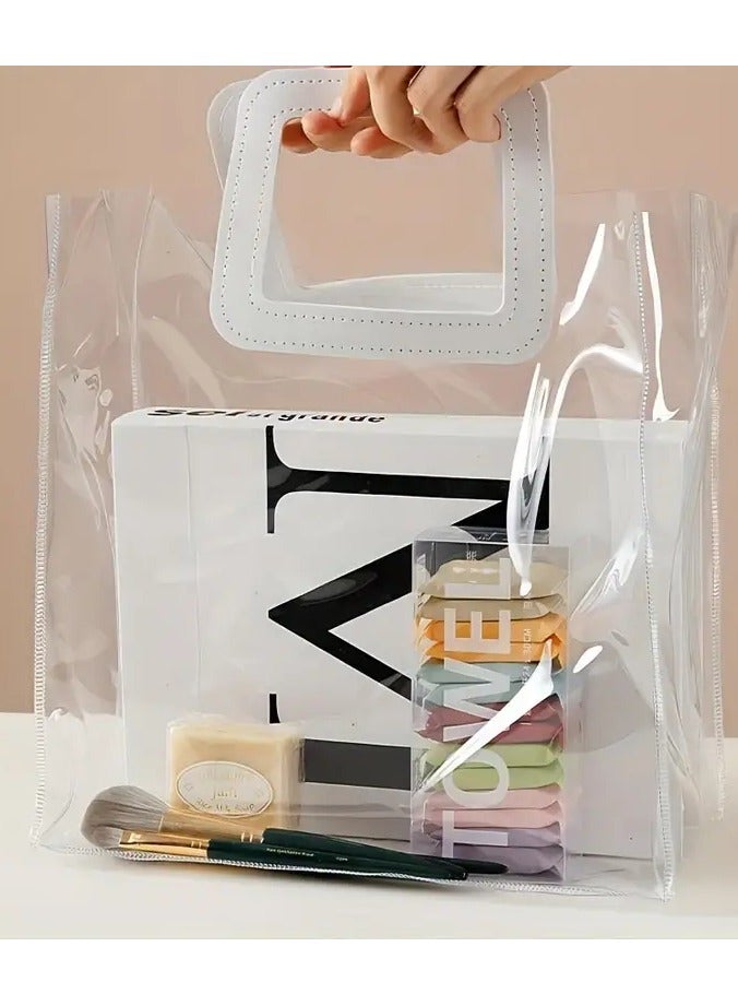 جلوسكي 14pcs/مجموعة محمولة جاهزة للذهاب مضغوط المتاح المغسول ، سميكة الضغط المتاح منشفة الوجه ، جافة ورطبة ، مثالية للسفر والاستخدام المنزلي! - Image 3