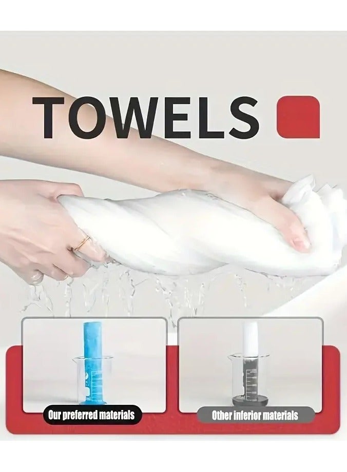 جلوسكي 14pcs/مجموعة محمولة جاهزة للذهاب مضغوط المتاح المغسول ، سميكة الضغط المتاح منشفة الوجه ، جافة ورطبة ، مثالية للسفر والاستخدام المنزلي! - Image 4