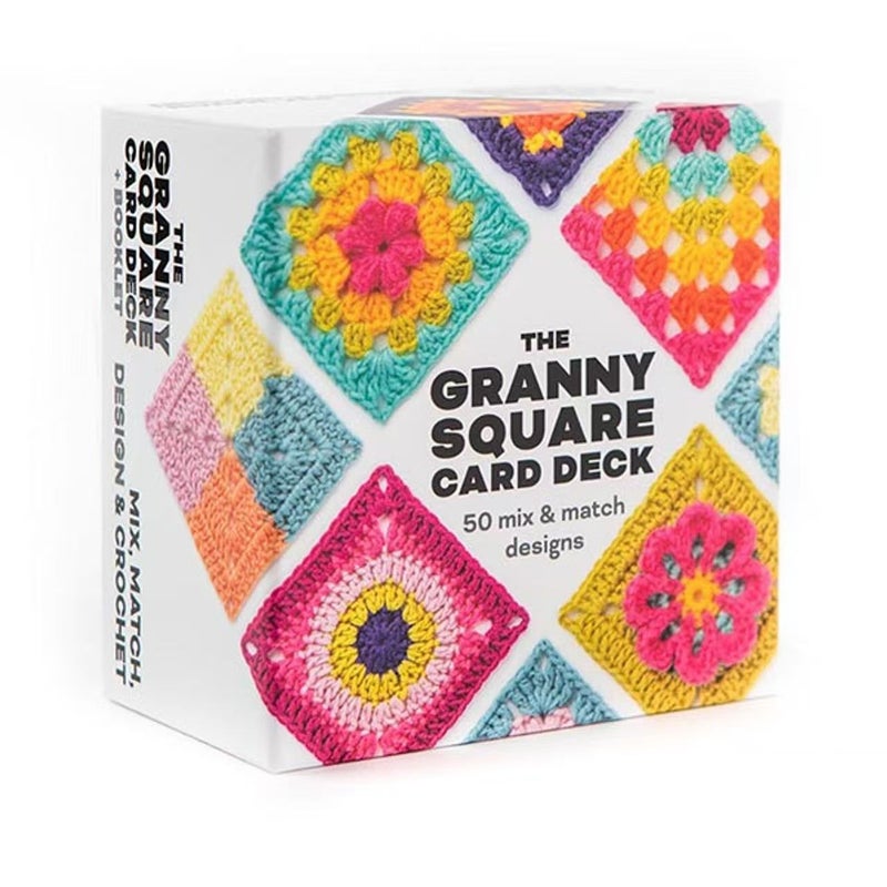 Bestseller: The Granny Square Card Deck - DIY Knitting Pattern Set with 50     Cards - Image 2