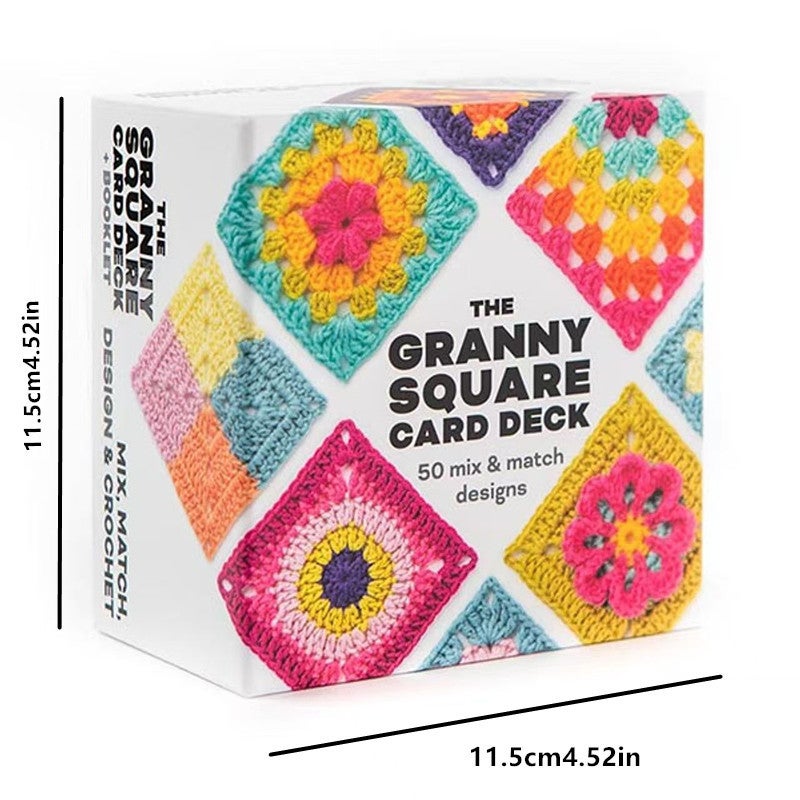Bestseller: The Granny Square Card Deck - DIY Knitting Pattern Set with 50     Cards - Image 4