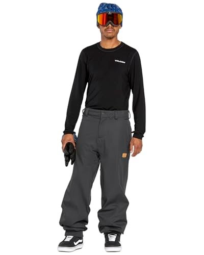 Volcom Mens Arthur 20K Pant Black S5 XS