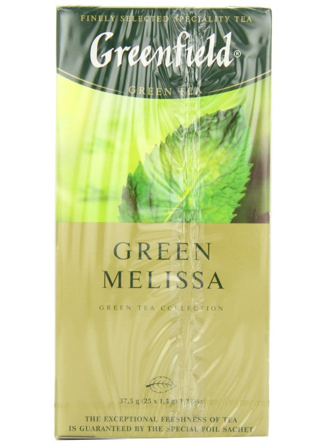 Greenfield Greenfield Green Melissa Green Tea Fruit & Herbal Collection 25 Teabags The Execptional Freshness Of Tea Is Guranteed By The Special Foil Sachet - Image 3