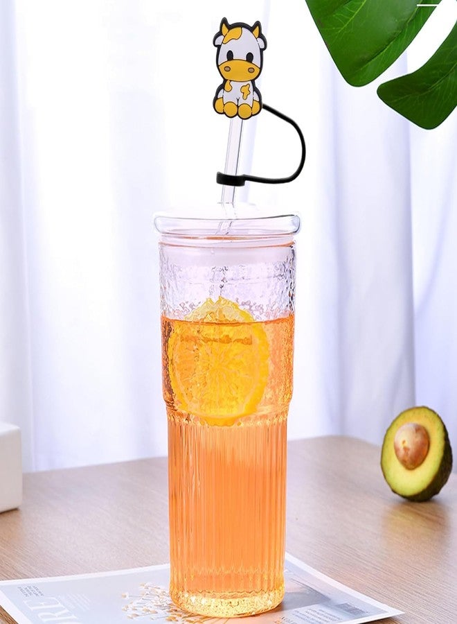 Junfamilee 2Pcs Green Turtle Straw Cap, Cute Silicone Straw Covers Cap for Stanley Cup, Dust-Proof Drinking Straw Reusable Straw Tips Lids Drinking Straw Dispensers, Kitchen Accessories - Image 3