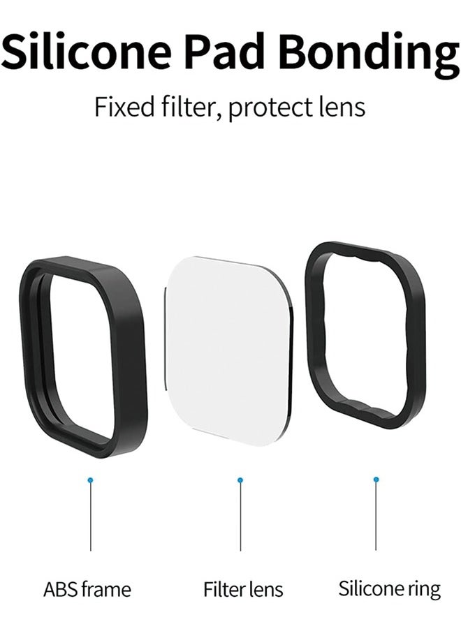 TELESIN - TELESIN 4PCS Camera Lens Filters Protector kit for GoPro Hero 11 Hero 10 9,1PC Circular Polarizing Filters with 3PCS Neutral Density for GoPro Hero 11 10 9 Black Accessories (CPL ND8 ND16 ND32) - Image 1