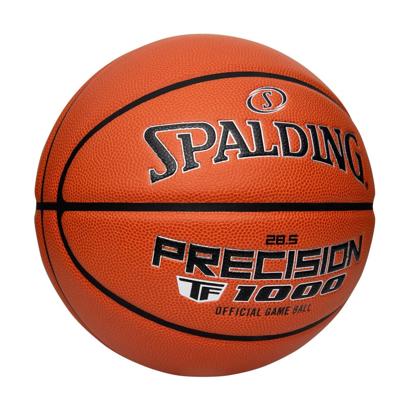 Spalding Precision TF-1000 Indoor Game Basketballs, Dry Grip Microfiber Composite Cushioned Cover, High School Approved - Size 7, 29.5" - Image 2