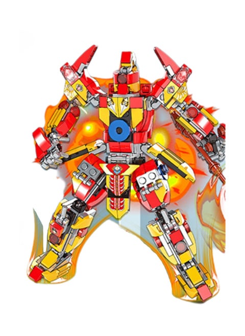 Zhang Fei 2 Transformed Mecha 411 Particle Assembly Set Toy, Three Kingdoms Hero Building Blocks Assembly Game, Best Learning And Role Playing, Gift