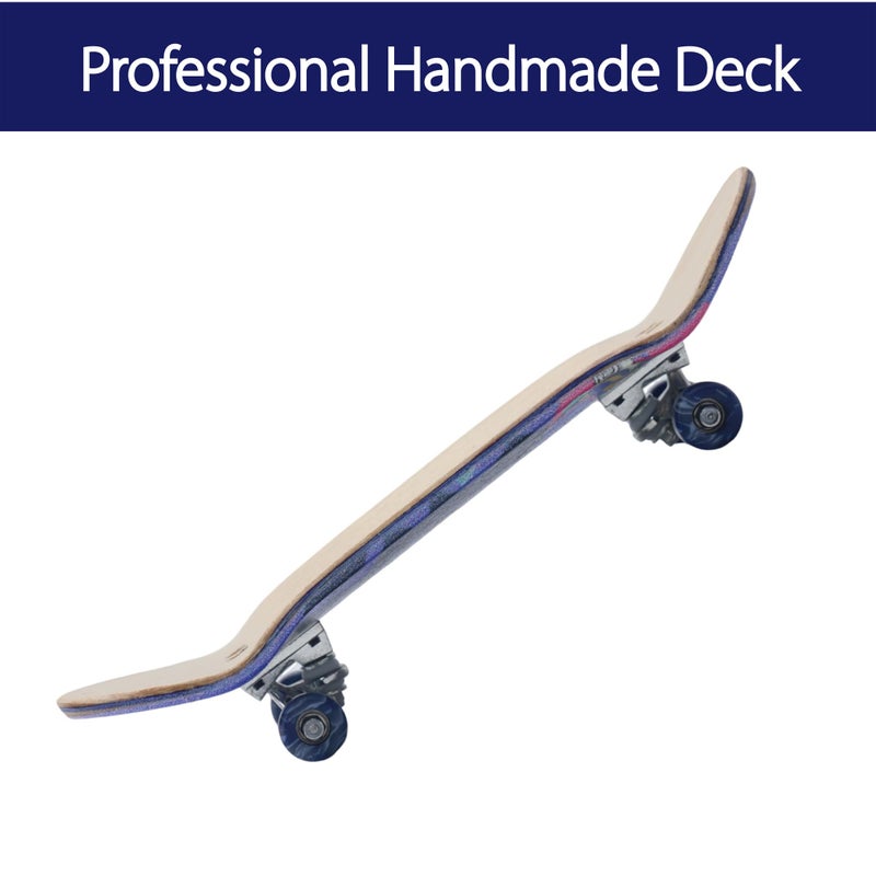 RACOFSB Pro Fingerboard 34mm Wooden Board Professional Finger Skateboard Trucks CNC Swirl Wheels (Alien) - Image 3