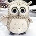 Ryttir 157 Inch Chubby Snowy Owl Stuffed Animal Adventure Stuffed Owl Plush Toy Brave Boys and Girls Room Decor Funny Gift for Kids and Women - Image 3