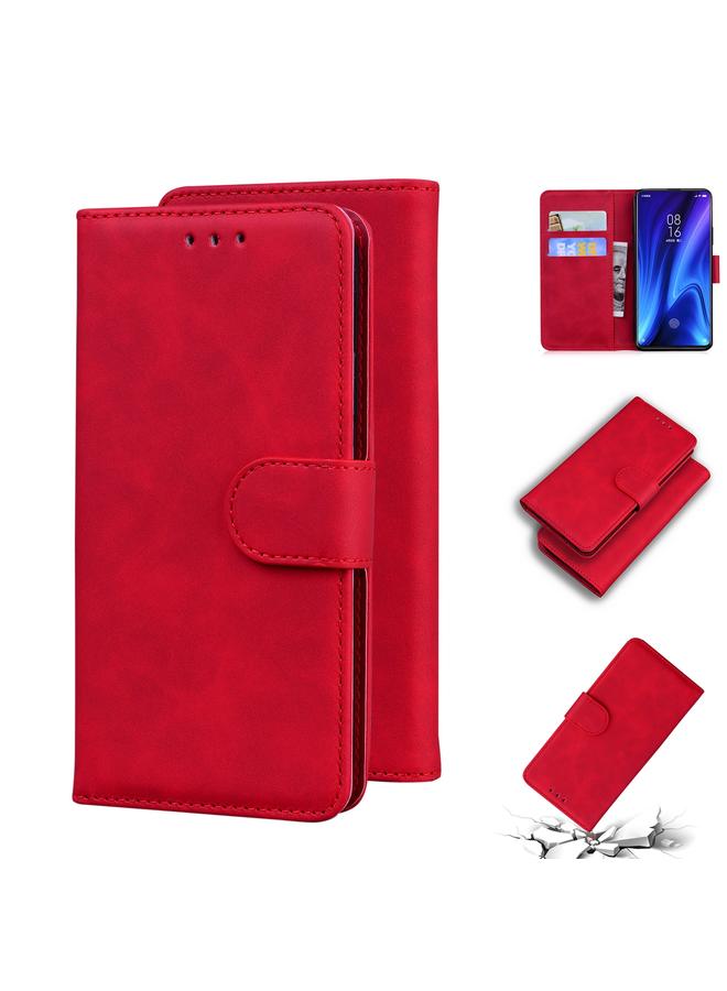 The Bros Case For Xiaomi Redmi K20 / K20 Pro & Mi 9T/ Mi 9T Pro Skin Feel Pure Color Flip Leather Phone Case