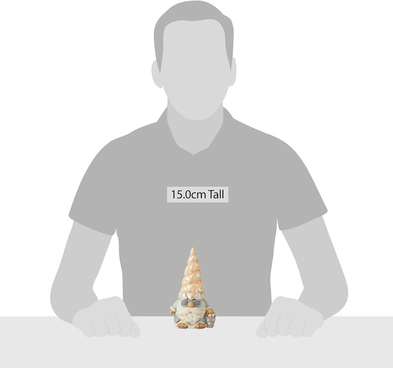 Enesco Jim Shore Heartwood Creek Coastal Seashell Gnome with Sunglasses Figurine, 6.14 Inch, Multicolor - Image 4