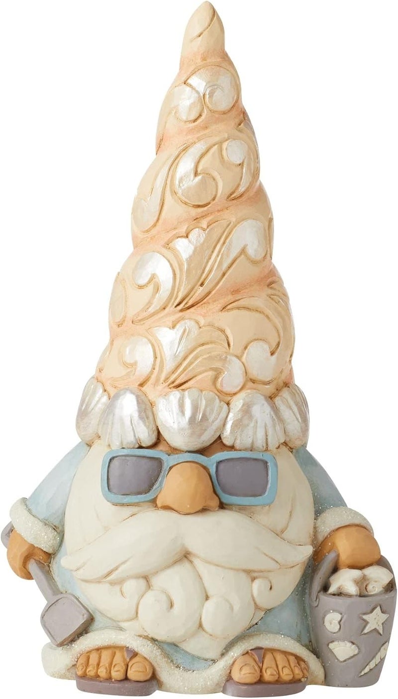 Enesco Jim Shore Heartwood Creek Coastal Seashell Gnome with Sunglasses Figurine, 6.14 Inch, Multicolor - Image 2
