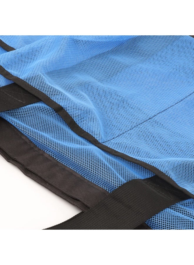 MileMelo Mesh Beach Bags and Totes, Extra Large Beach Bag with Zipper and Pockets, Oversized Big Beach Duffle Bag for Towels Beach Toys, Ideal for Your Family Pool Trip Blue - Image 3