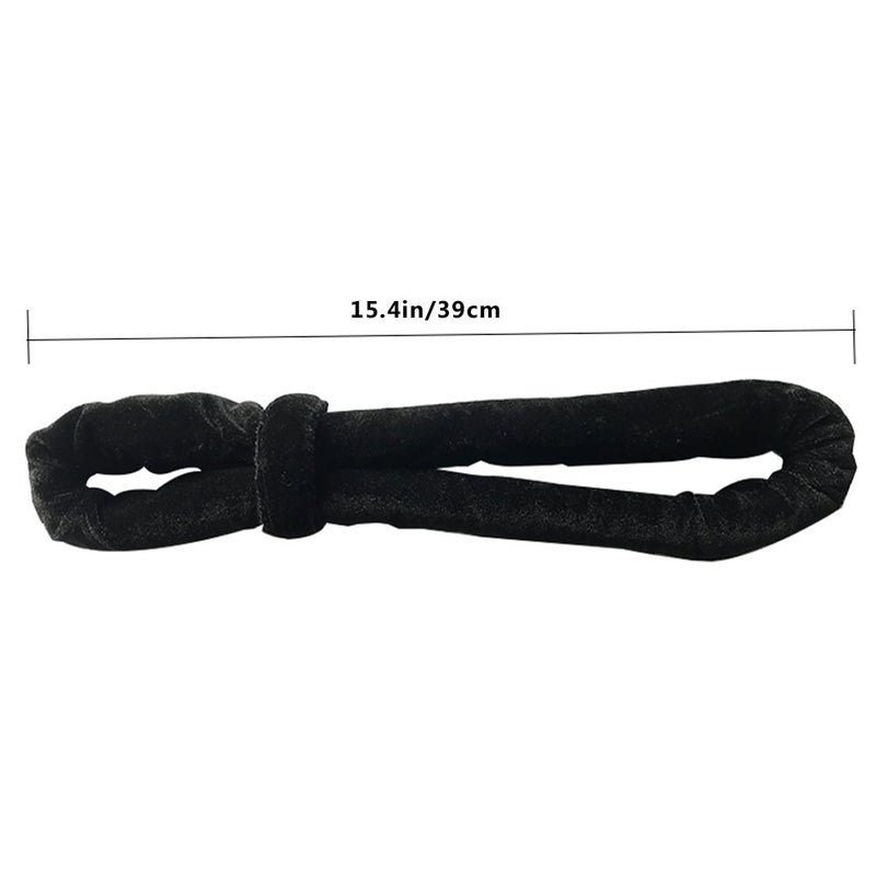 runner deer Lyra/Aerial Hoop Hand Loop Strap for Aerial Acrobatics, Strength Training (Red) (Black) - Image 2