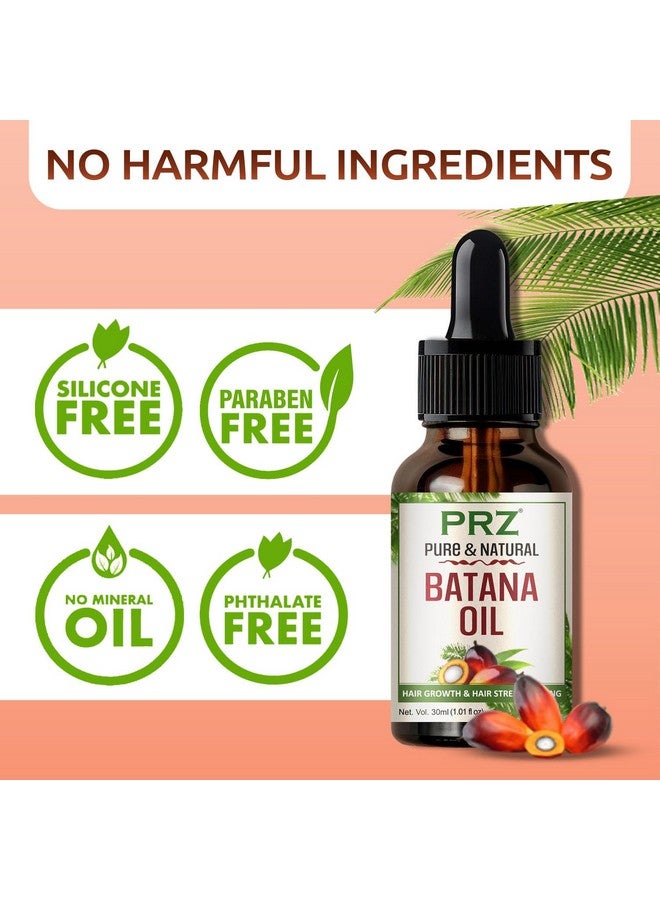 بي ار زد زيت الباتانا لنمو الشعر | زيت الباتانا العضوي لشعر وفروة رأس صحية | يعزز نمو الشعر بشكل أقوى وأكثر لمعانًا | 30 مل - Image 3