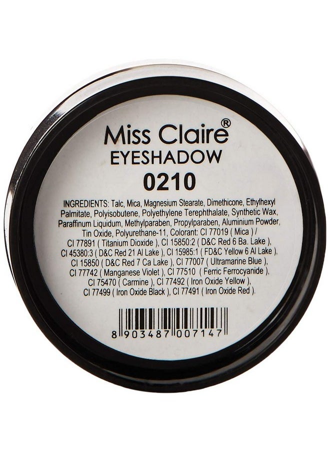 ميس كلير ظلال العيون الفردية من Miss Claire، لمسة نهائية غير لامعة - 0210 بني، 2 جم  - Image 2
