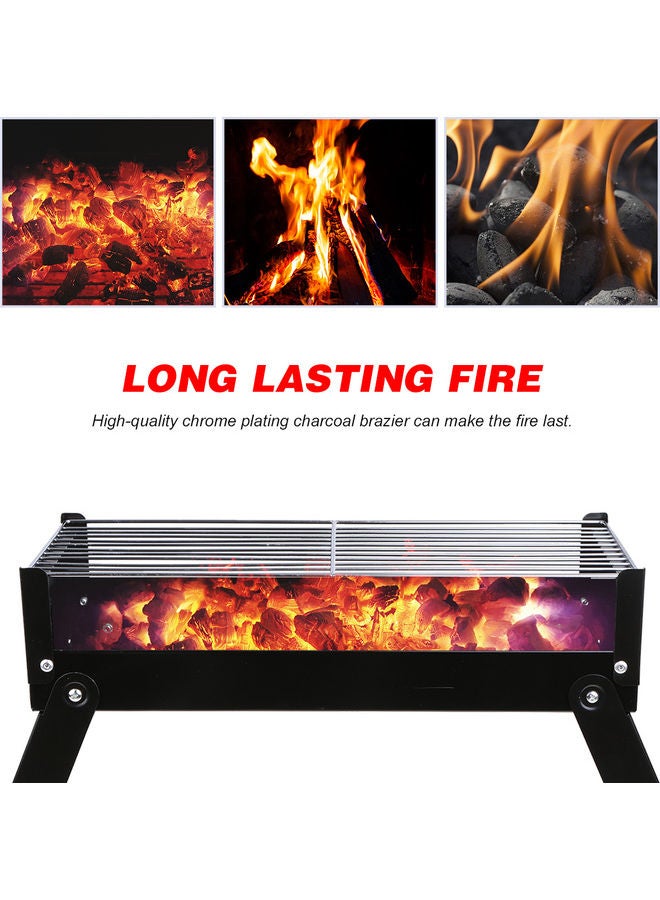 إسكدنيا شواية فحم قابلة للطي أسود - Image 4