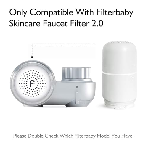 Filterbaby Skincare Filter 2.0 Replacement Cartridge, Bathroom Sink Faucet Filter Replacement, 99.9% Chlorine Removal, Only Compatible with Filterbaby 2.0, 1 Pack - Image 2