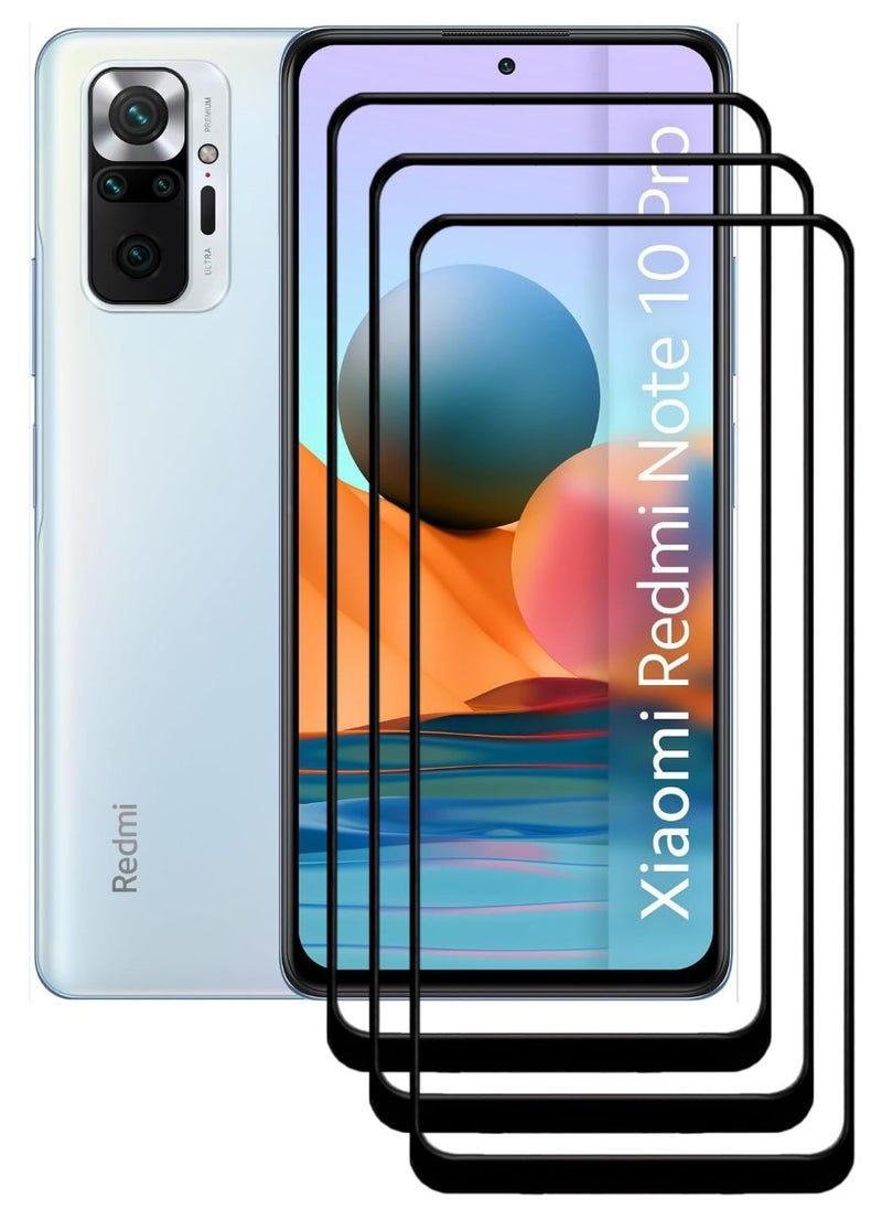 ACLIX 3 Pieces Antistatic ESD Dustproof Premium Quality High Definition Tempered Glass Screen Protector Designed For Xiaomi Redmi Note 10 Pro - Image 1